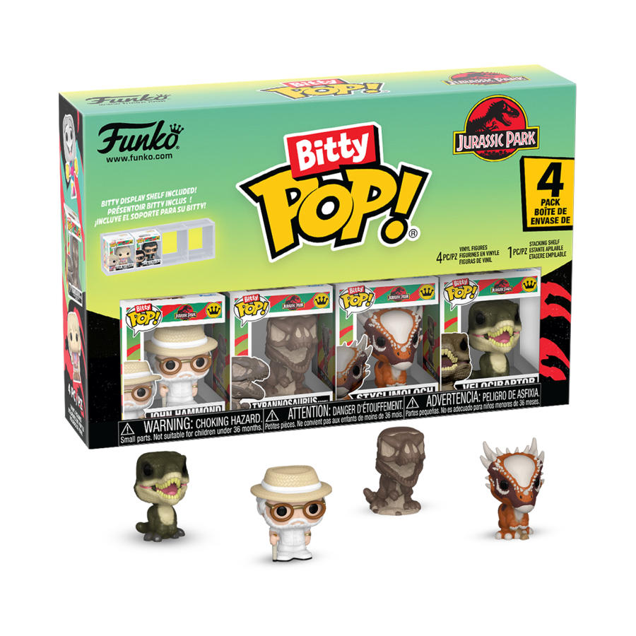 Jurassic Park - Velociraptor Bitty 4-Pack (Pop! Vinyl)