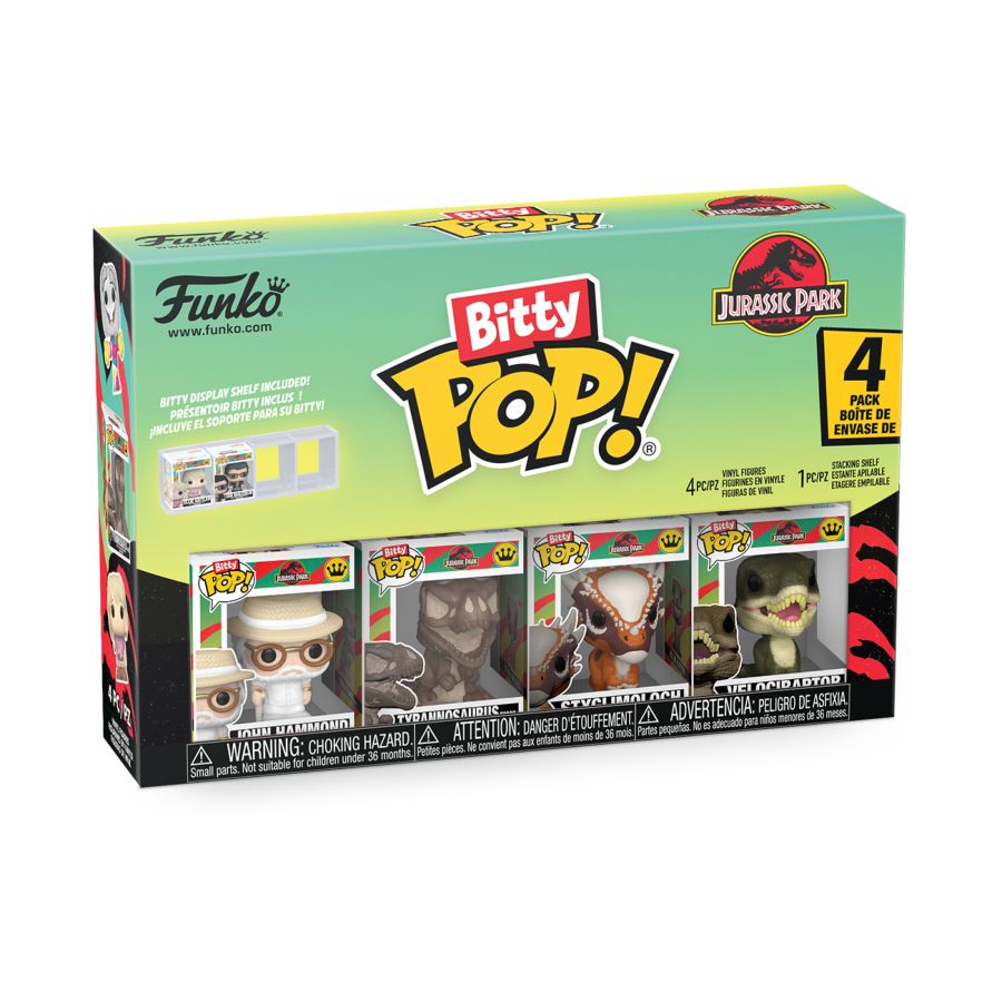 Jurassic Park - Velociraptor Bitty 4-Pack (Pop! Vinyl)