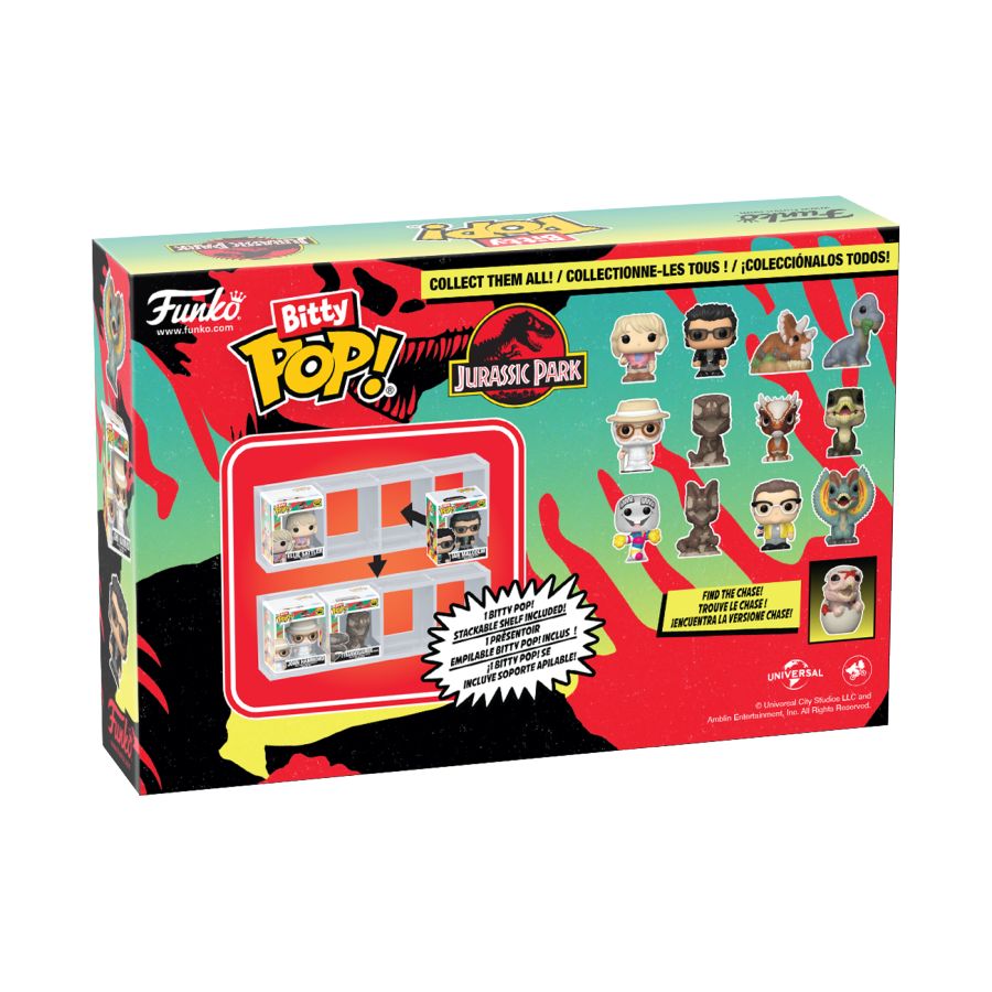 Jurassic Park - Velociraptor Bitty 4-Pack (Pop! Vinyl)
