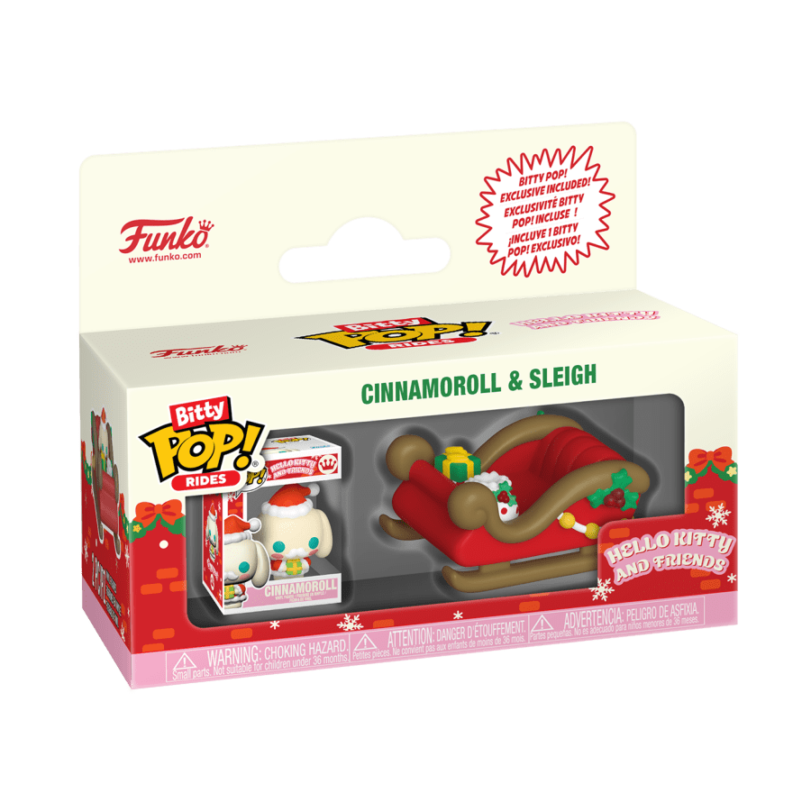 Hello Kitty - Cinnamoroll with Sleigh (Bitty Pop! Ride)