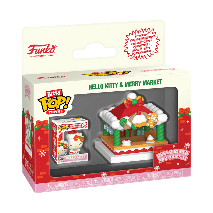Hello Kitty - Hello Kitty w/Merry Market (Bitty Pop! Town)