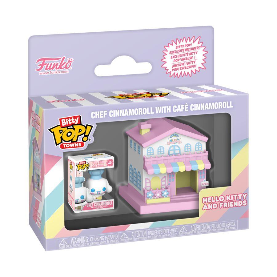 Hello Kitty - Cinnamoroll with Café (Bitty Pop! Town)