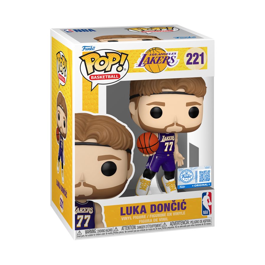 NBA: Lakers - Luka Doncic Purple Jersey (Pop! Vinyl)