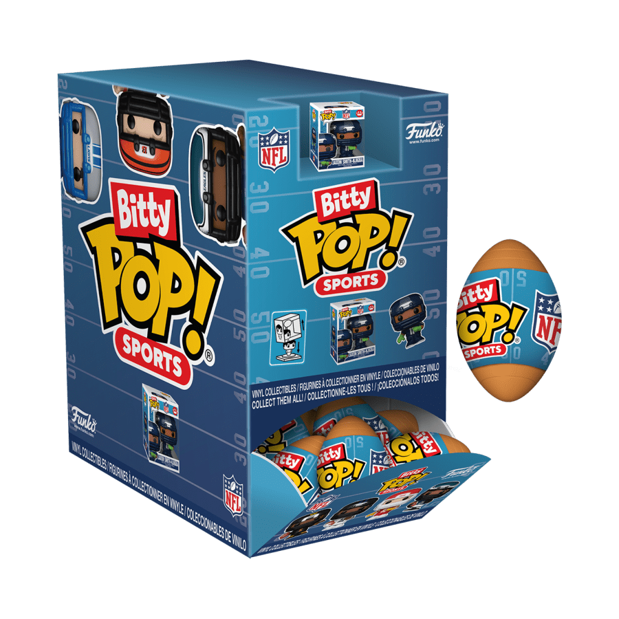 NFL - Football Capsule Bitty Pop! Assortment (Display of 24)