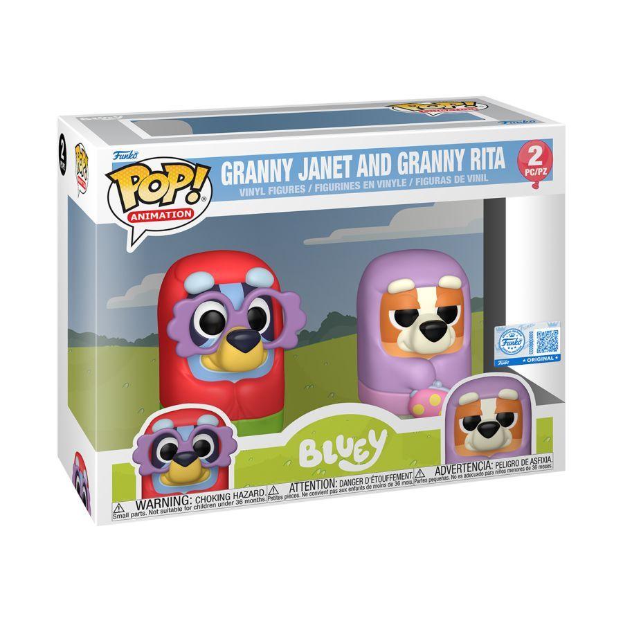 Bluey - Granny Janet And Granny Rita 2-Pack (Pop! Vinyl)