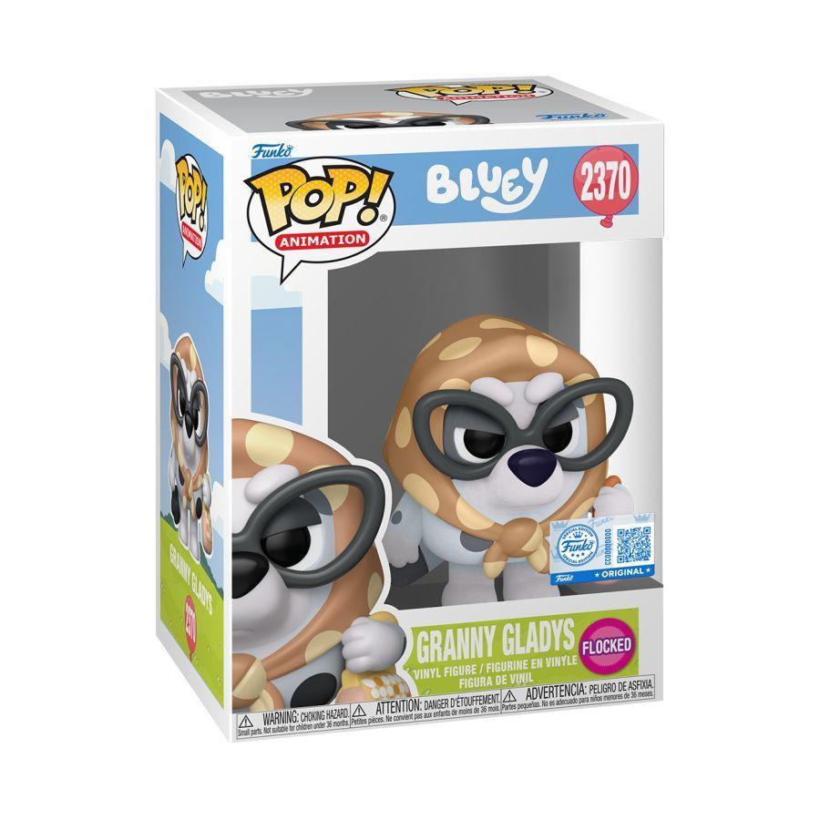 Bluey - Granny Gladys Flocked (Pop! Vinyl)