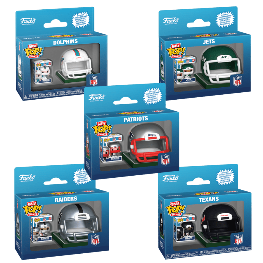 AFC NFL - Bitty Pop! & Helmet Blind Assortment (12ct)