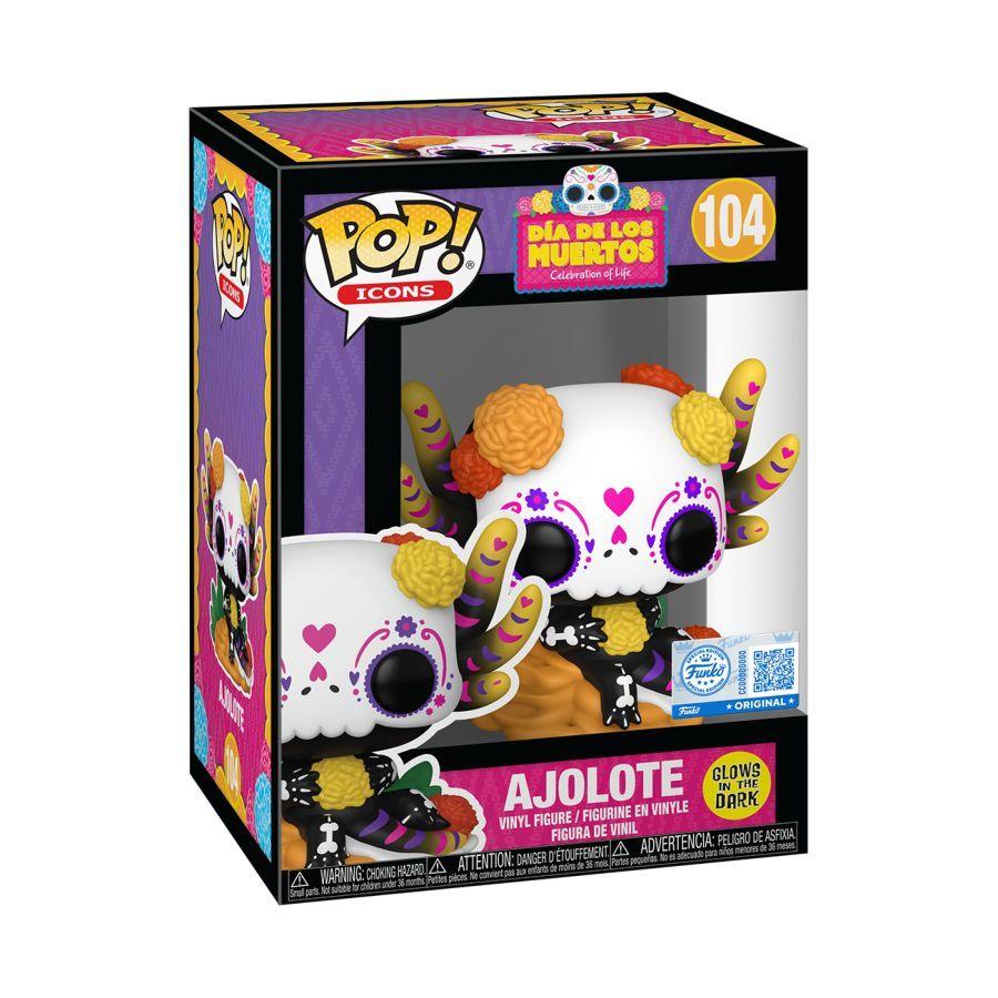 Dia de Los Muertos – Ajolote Exclusive Glow (Pop! Vinyl)
