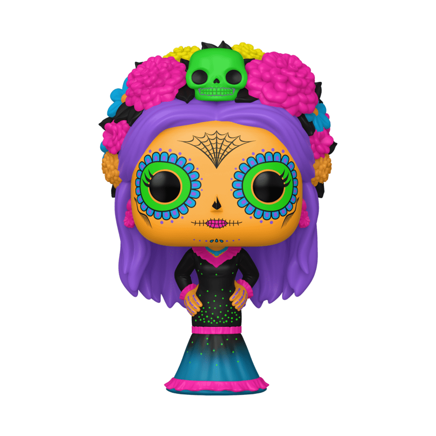 Dia de Los Muertos - La Catrina (Azul) Exclusive Blacklight (Pop! Vinyl)