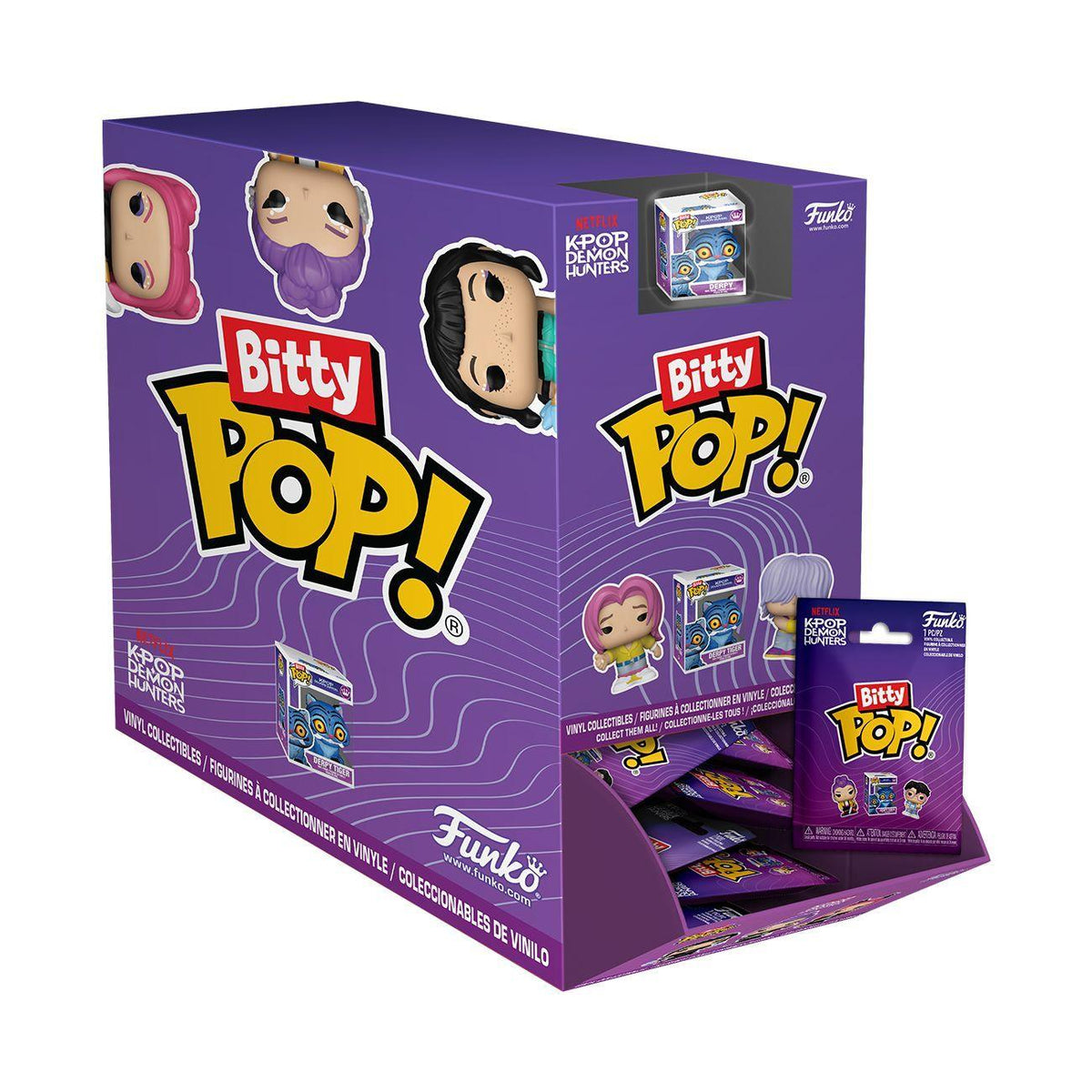 KPop Demon Hunters - Bitty Pop! Blind Bag Assortment (Display of 24)