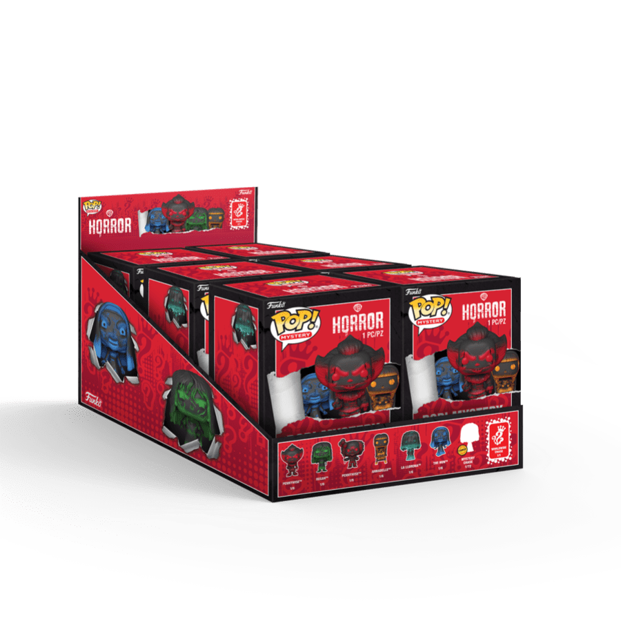 Warner Bros: Horror - Mystery Pop! Vinyl Blind Box Assortment Display of 6 (Pop! Vinyl)
