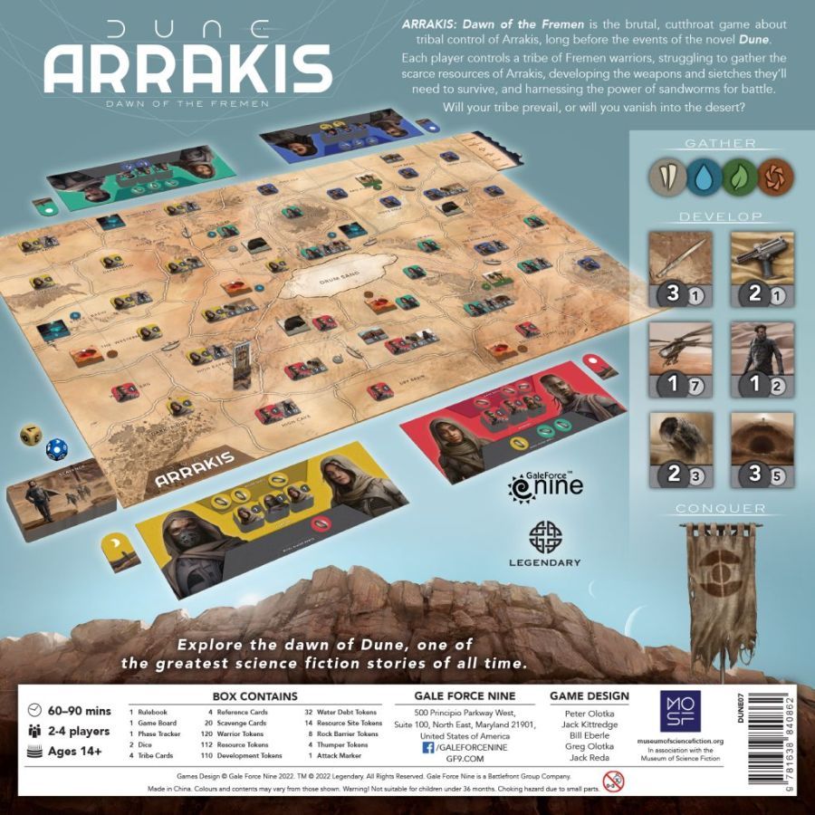 Dune - Arrakis: Dawn Of The Fremen (Board Game)