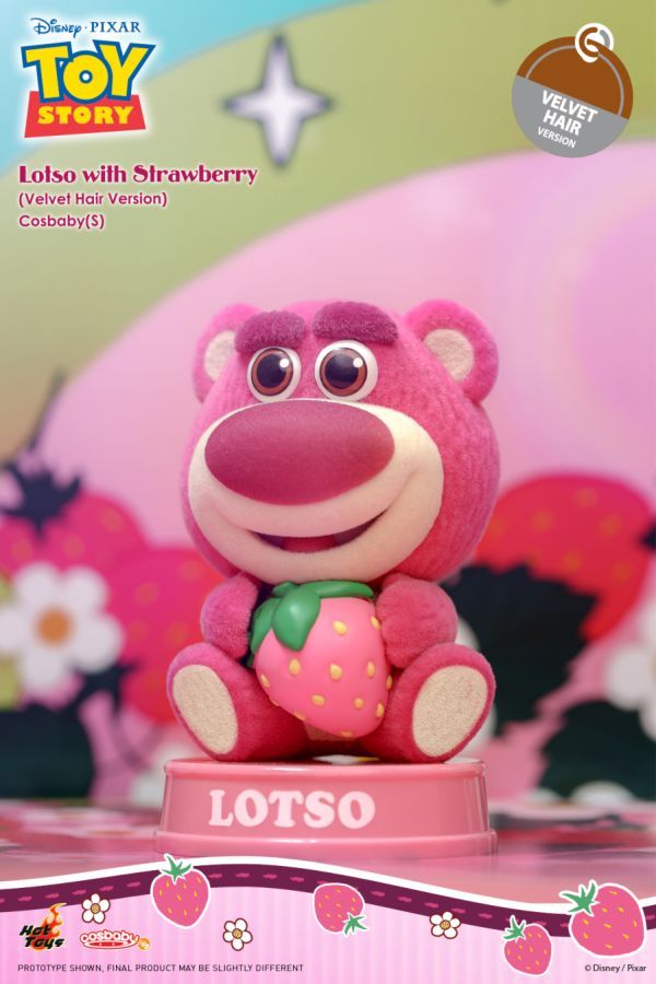 Toy Story 3 - Lotso With Strawberry (Velvet Hair) (Cosbaby Figure)