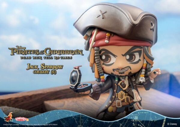 Pirates Of The Caribbean: Dead Men Tell No Tales - Captain Jack Sparrow (Cosbaby Figure)