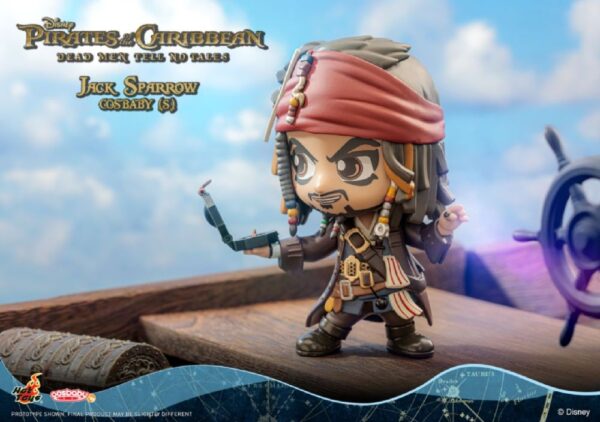 Pirates Of The Caribbean: Dead Men Tell No Tales - Captain Jack Sparrow (Cosbaby Figure)