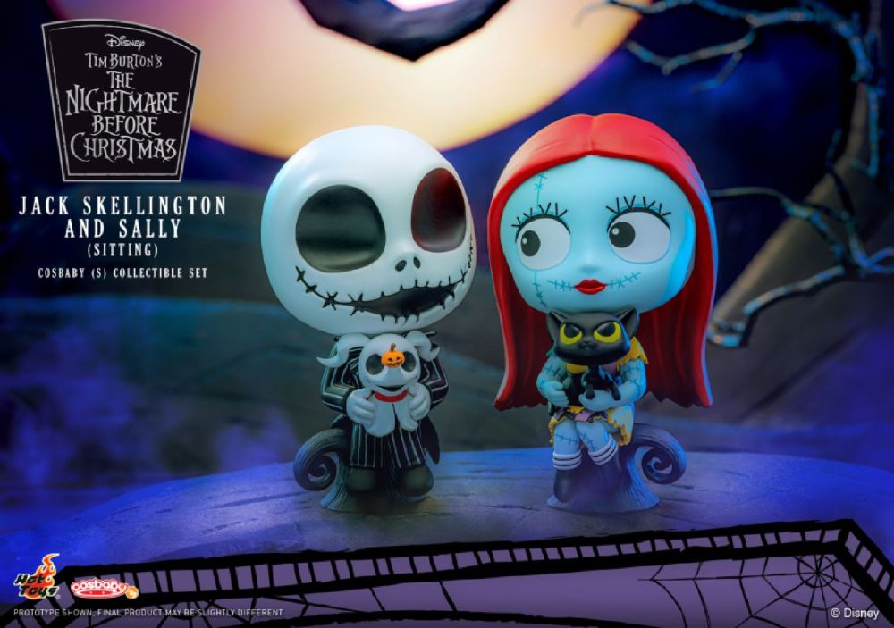 The Nightmare Before Christmas – Jack and Sally Sitting (Cosbaby 2 Pack)