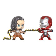 Iron Man 2 - Whiplash and Iron Man Mark V (Cosbaby Figure)