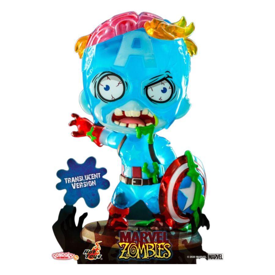 Marvel Zombies - Captain America Translucent (Cosbaby Figure)