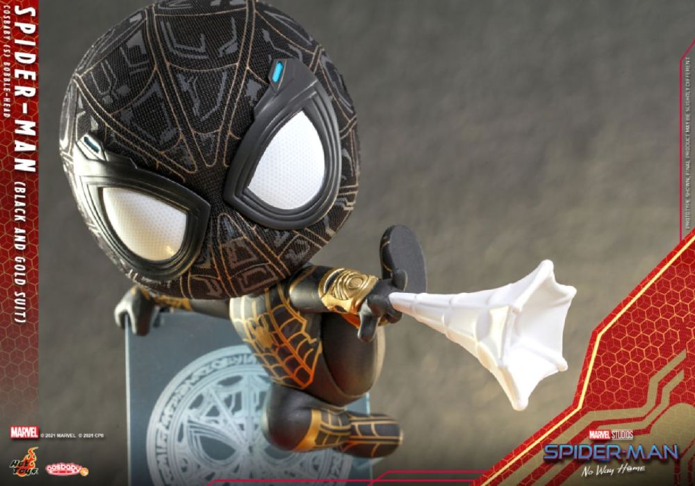 Spider-Man: No Way Home – Spider-Man Black & Gold Suit (Cosbaby)