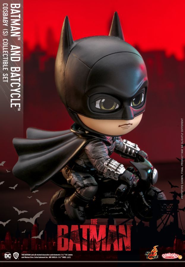 The Batman – Batman and Batcycle (Cosbaby Set)