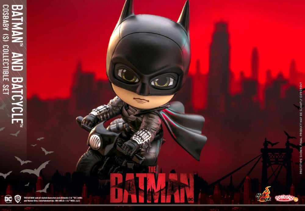 The Batman – Batman and Batcycle (Cosbaby Set)