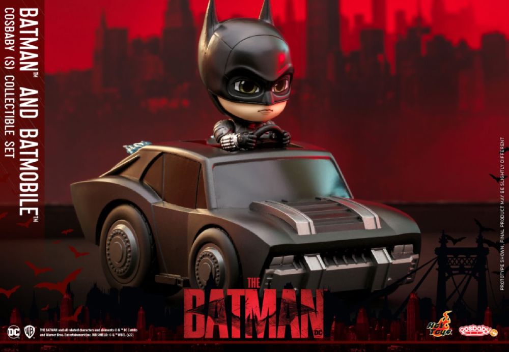 The Batman – Batman and Batmobile (Cosbaby Set)