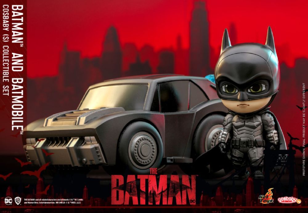 The Batman – Batman and Batmobile (Cosbaby Set)