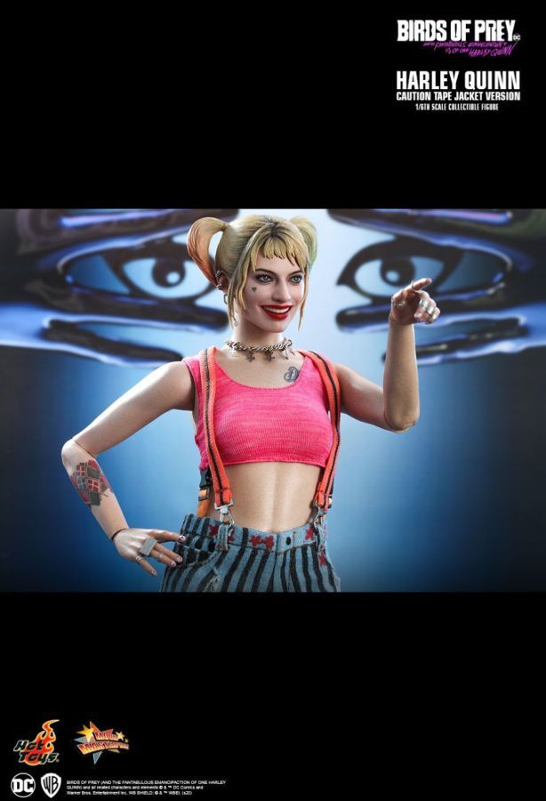 Birds of Prey - Harley Quinn Caution Tape Jacket 1:6 Scale Collectable Action Figure