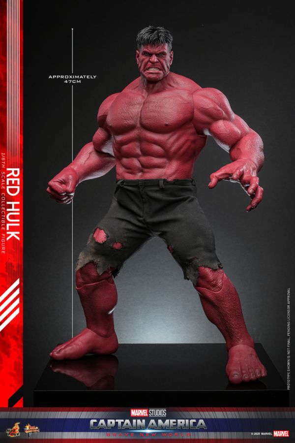 Captain America: Brave New World - Red Hulk 1:6 Scale Collectable (Action Figure)