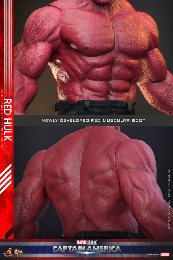Captain America: Brave New World - Red Hulk 1:6 Scale Collectable (Action Figure)