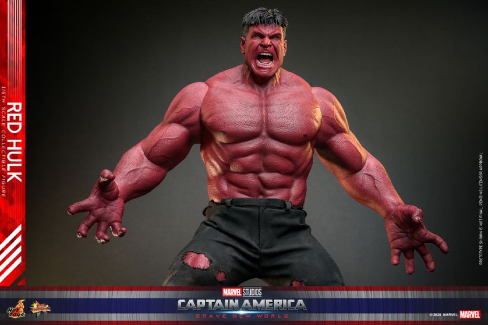 Captain America: Brave New World - Red Hulk 1:6 Scale Collectable (Action Figure)
