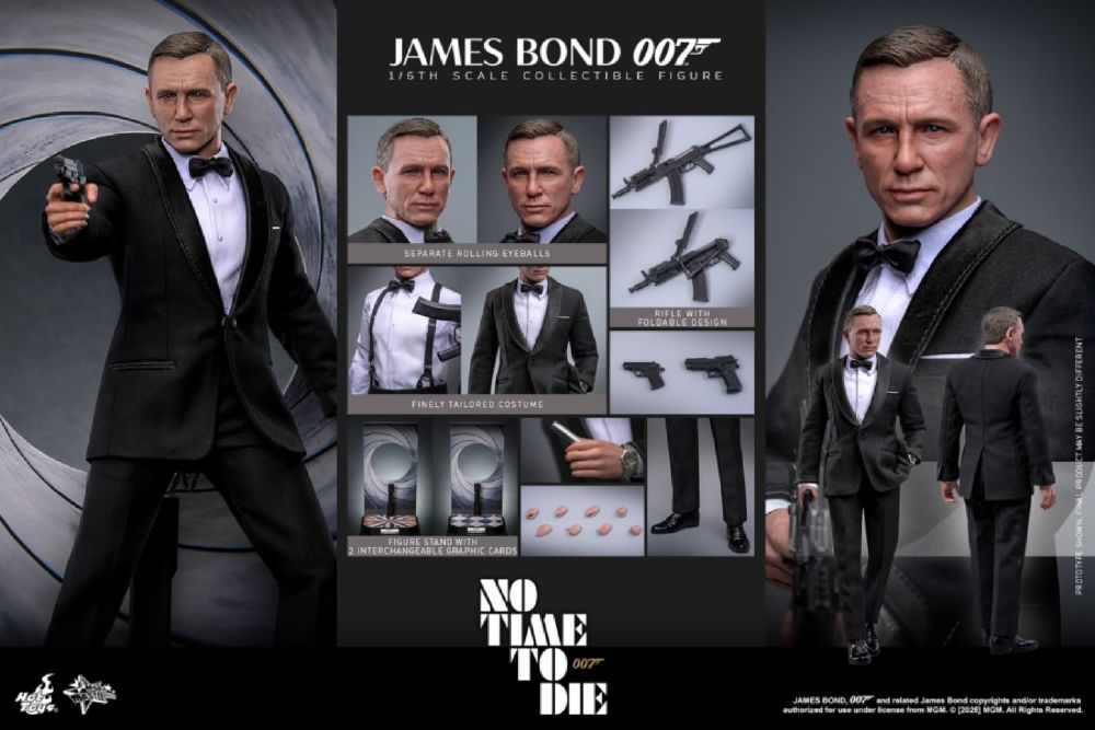 James Bond: No Time To Die - James Bond (Daniel Craig) 1:6 Scale Collectable Action Figure