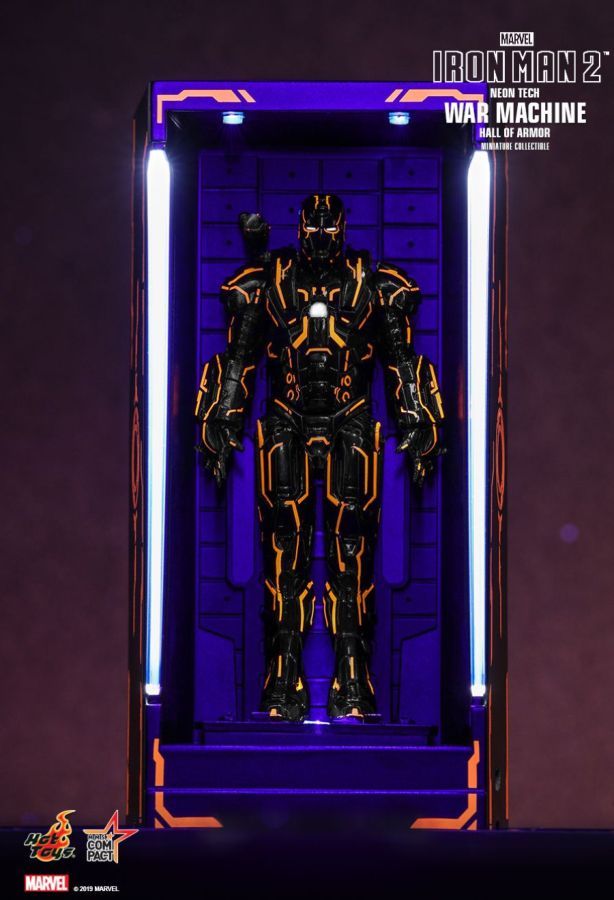 Iron Man 2 - War Machine Neon Tech Hall of Armour