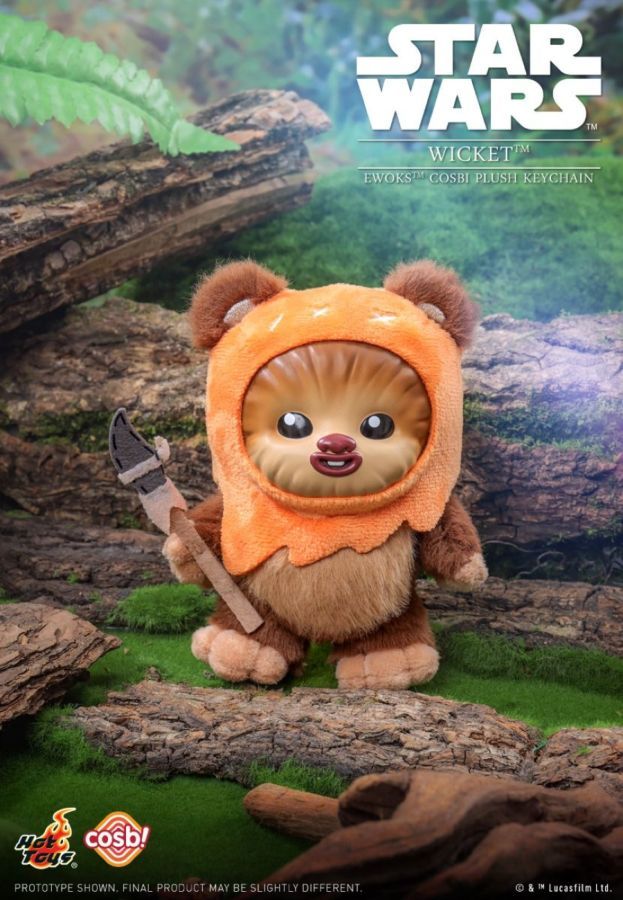 Star Wars - Ewoks Cosbi Plush Keychain Collection (Display of 8)