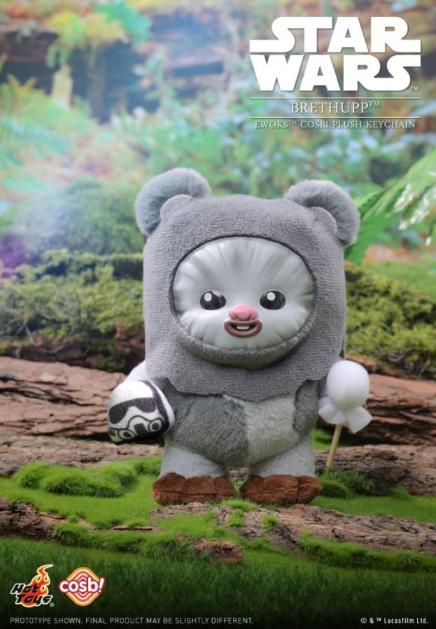 Star Wars - Ewoks Cosbi Plush Keychain Collection (Display of 8)