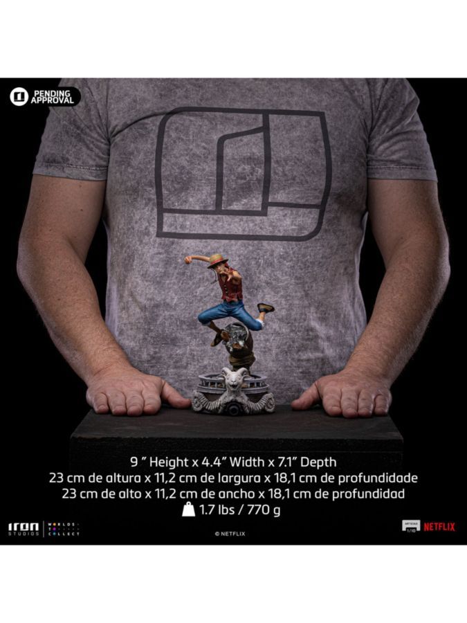 One Piece (Netflix) - Luffy 1:10 Scale Statue