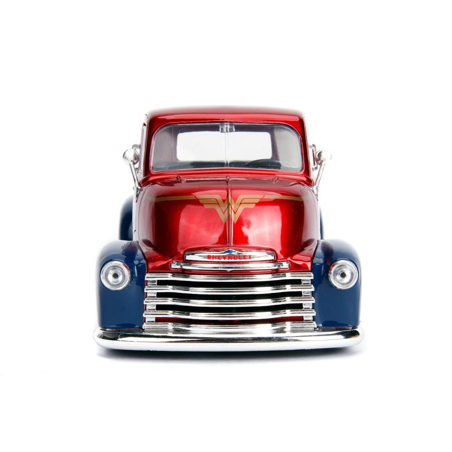 DC Comics Bombshells - Wonder Woman Chevy Pickup 1:24 Scale Hollywood Rides Diecast Vehicle