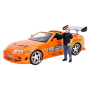 Fast And Furious - 1995 Toyota Supra 1:24 with Brian Hollywood Ride (Model Car)
