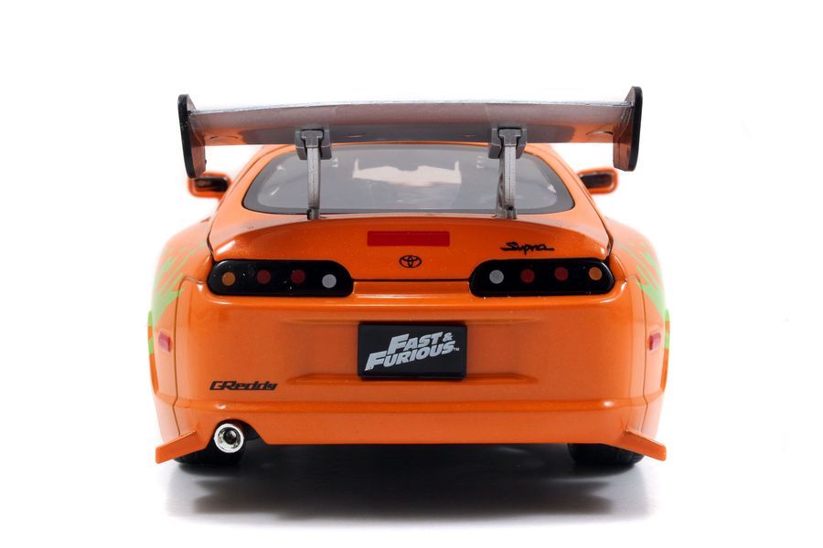 Fast And Furious - 1995 Toyota Supra 1:24 with Brian Hollywood Ride (Model Car)