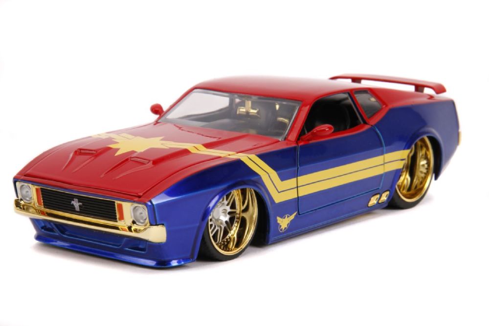 Marvel Comics - Captain Marvel 1973 Ford Mustang Mach 1 1:24 Scale Hollywood Ride