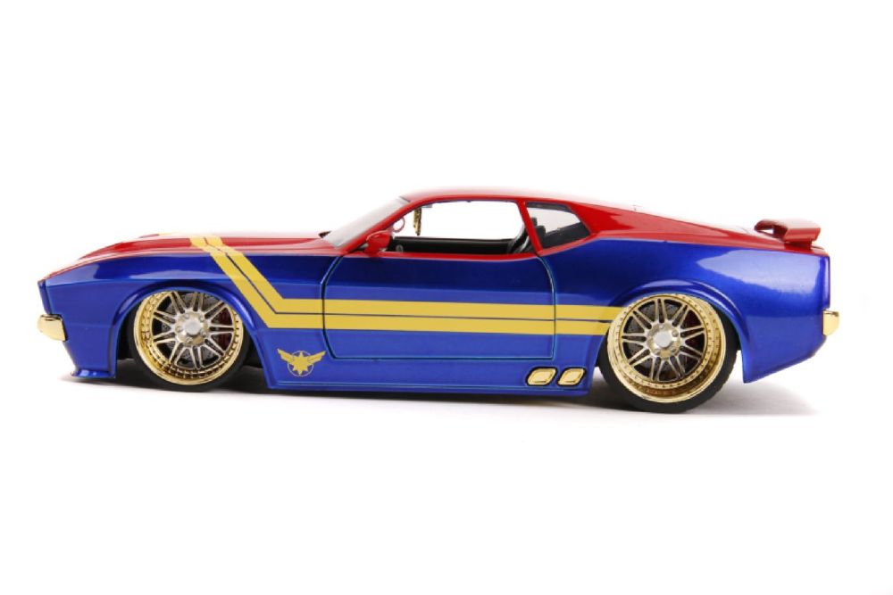 Marvel Comics - Captain Marvel 1973 Ford Mustang Mach 1 1:24 Scale Hollywood Ride