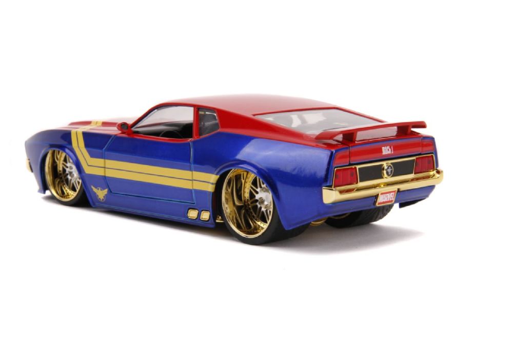 Marvel Comics - Captain Marvel 1973 Ford Mustang Mach 1 1:24 Scale Hollywood Ride