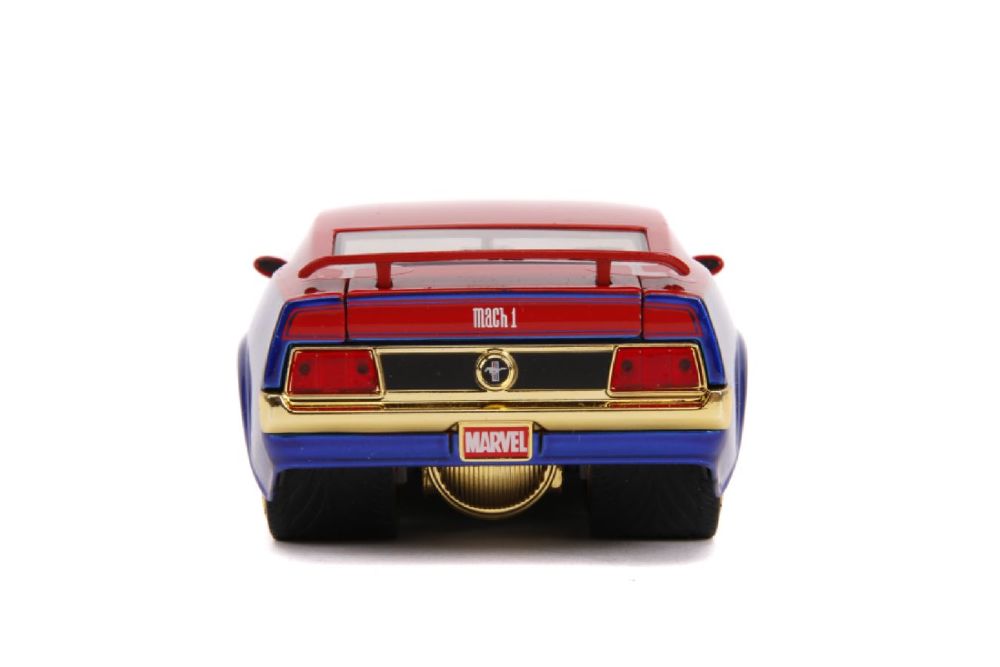 Marvel Comics - Captain Marvel 1973 Ford Mustang Mach 1 1:24 Scale Hollywood Ride