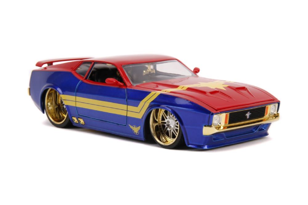 Marvel Comics - Captain Marvel 1973 Ford Mustang Mach 1 1:24 Scale Hollywood Ride