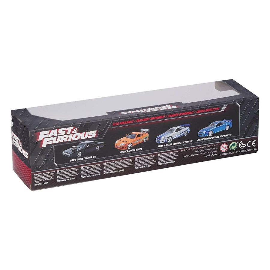 Fast And Furious - Don's Charger And Brian's Supra 1:32 Scale Diecast Hollywood Ride Twin Pack (Model Cars)