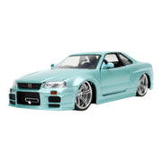 Fast & Furious - 2002 Nissan Skyline GT-R (R34) 1:24 Scale
