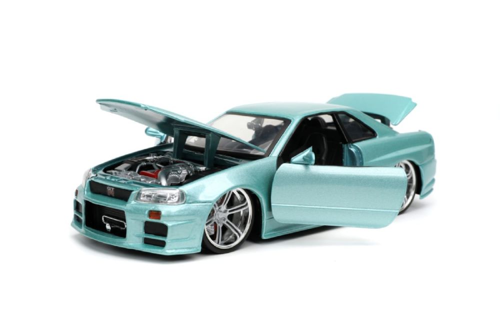 Fast & Furious - 2002 Nissan Skyline GT-R (R34) 1:24 Scale