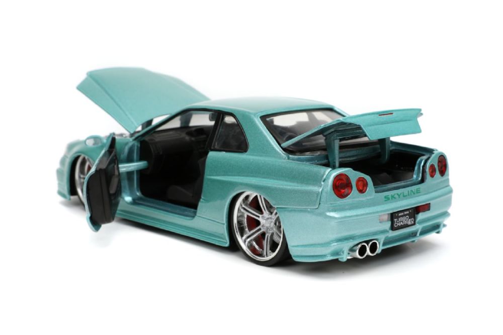 Fast & Furious - 2002 Nissan Skyline GT-R (R34) 1:24 Scale