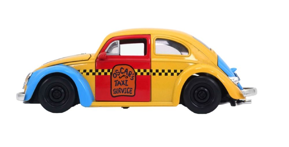 Sesame St - 1959 VW Beetle 1:24 Scale HR w/Oscar