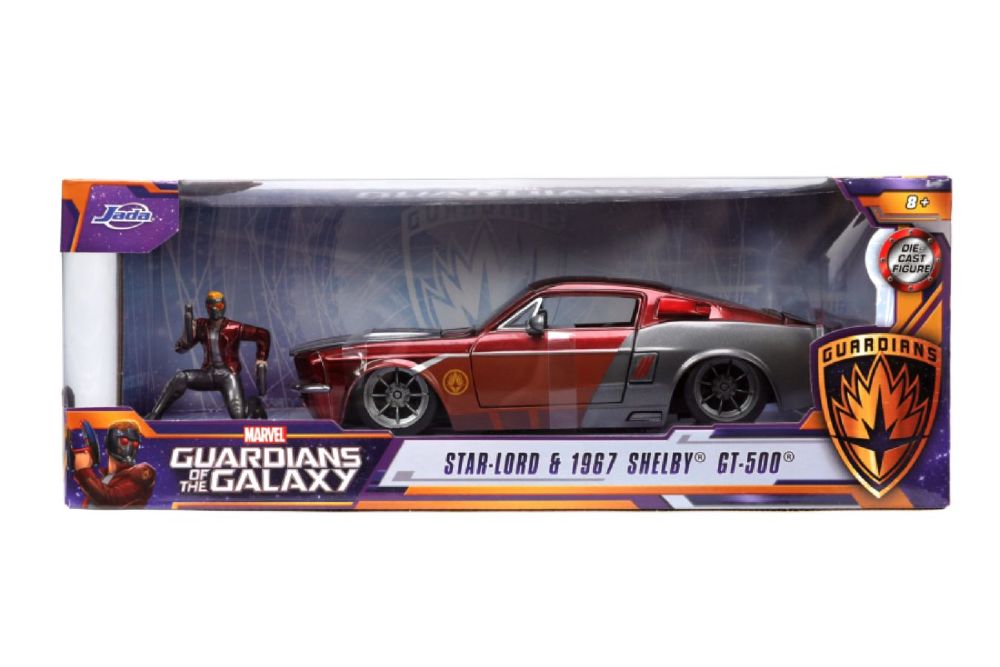 Guardians of the Galaxy (Comics) - Star-Lord & 1967 Ford Mustang 1:24 Scale